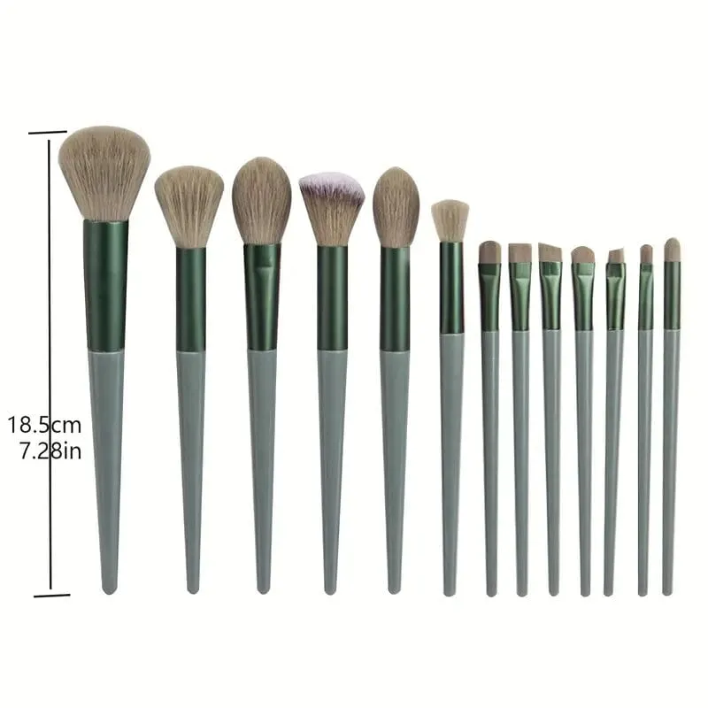 13-Piece: Professional Makeup Brush Set