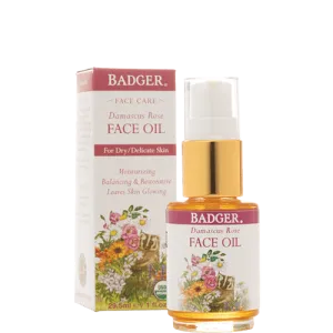 Badger - rose face oil rose