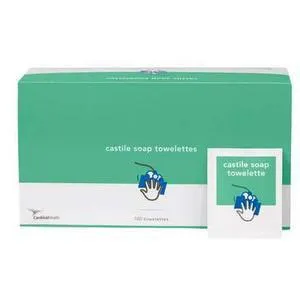 Cardinal Health™ Castile Soap Towelette, 4-8/9" x 7-4/5"