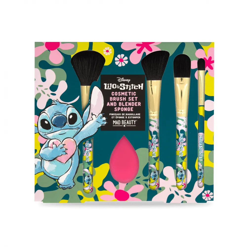 Disney Lilo & Stitch Cosmetics Brush Set by Mad Beauty