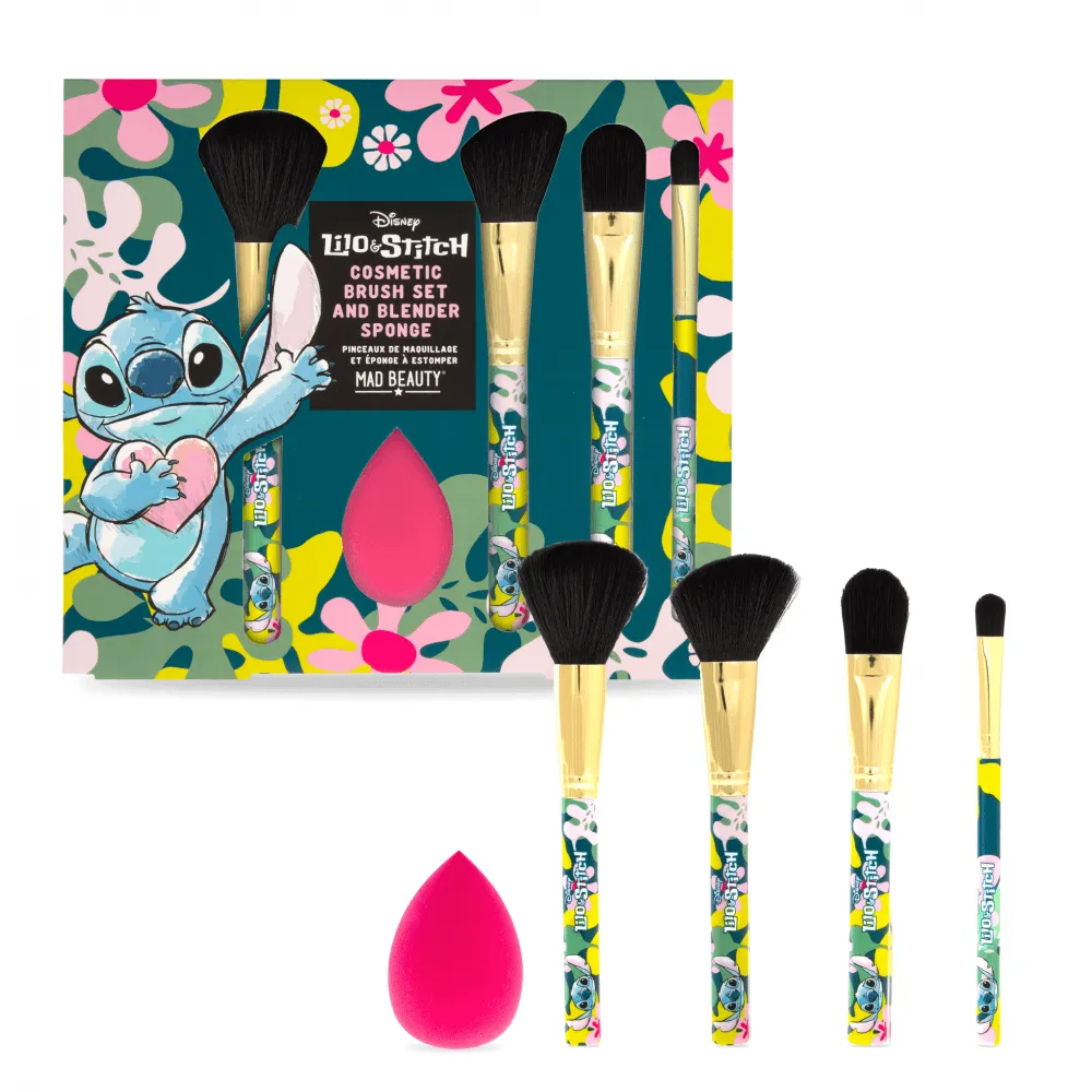 Disney Lilo & Stitch Cosmetics Brush Set by Mad Beauty