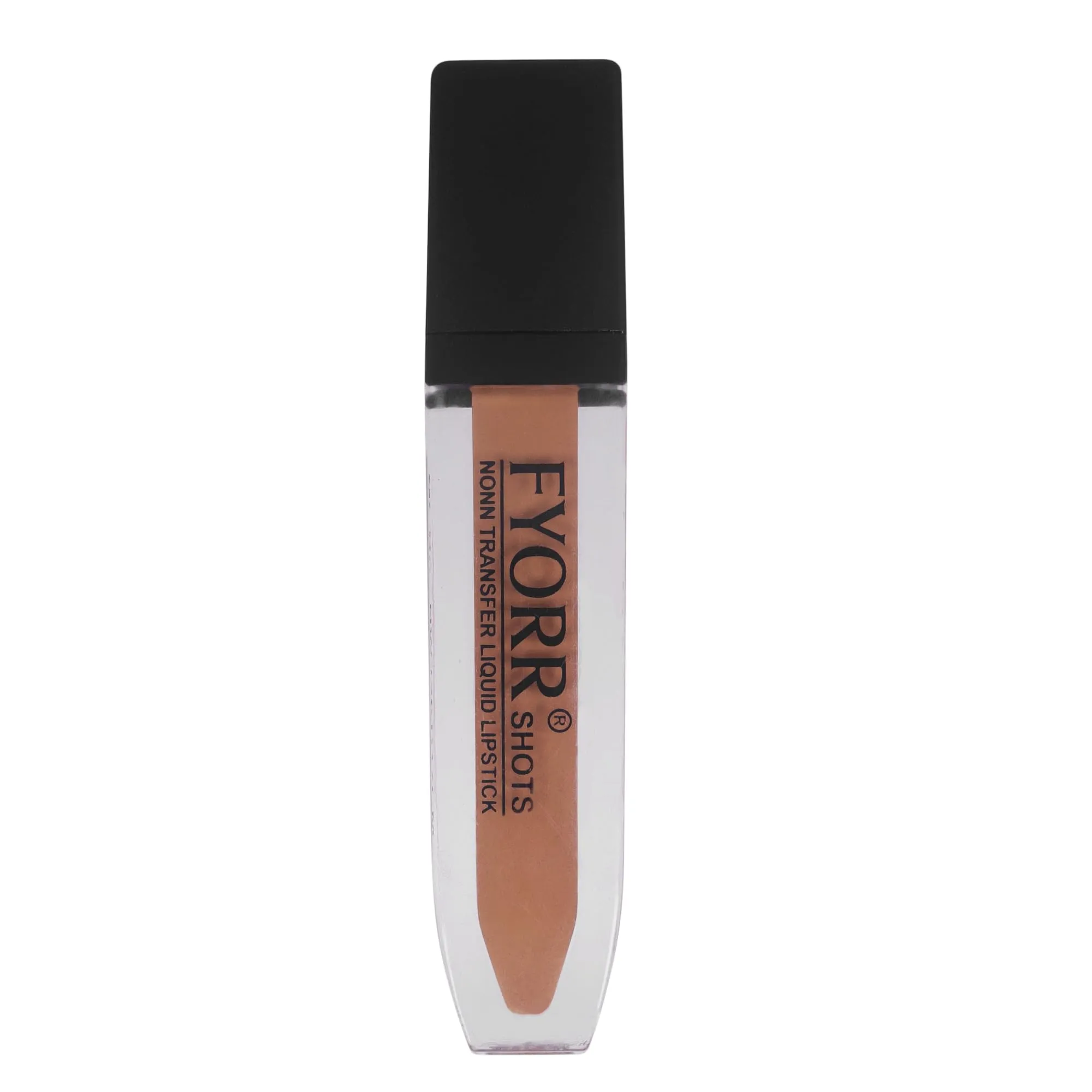 FYORR Non Transfer Liquid Lipstick Waterproof Ultra Pigmented Matte Non-Sticky Smooth Finish Lip Color, 6ml (Paraben Cruelty Free) (Sandle_Brown)