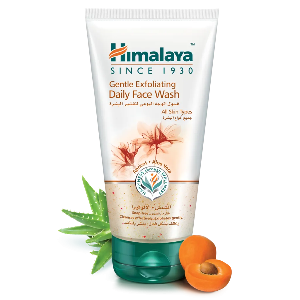 HIMALAYA GENTLE EXFOLIATING APRICOT DAILY FACE WASH