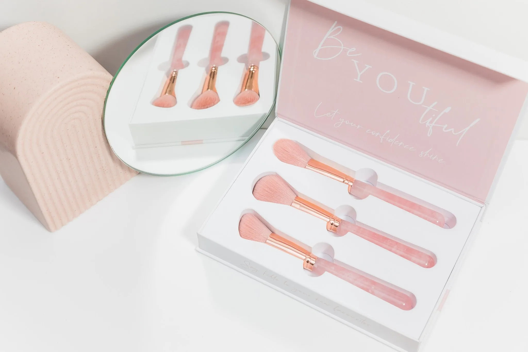 Makeup Brushes | Rose Quartz