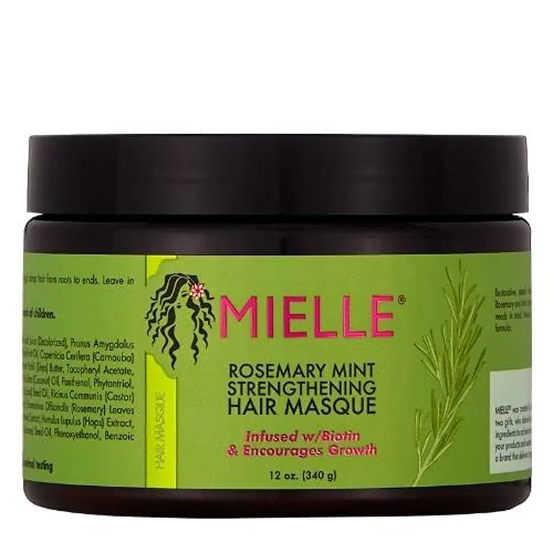 Mielle Organics Rosemary Mint Scalp & Hair Strengthening Oil, Infused W/Biotin, 2 Ounces