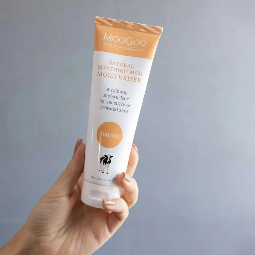 MooGoo MSM Soothing Moisturiser 200GM for Irritable Skin Exp: 02/26