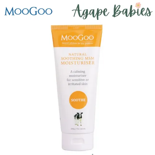 MooGoo MSM Soothing Moisturiser 200GM for Irritable Skin Exp: 02/26