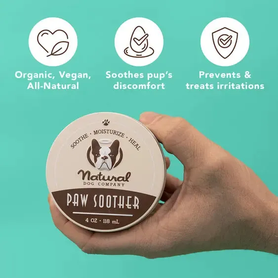 Natural Dog Company PAW SOOTHER® | All-Natural and Vegan Balm