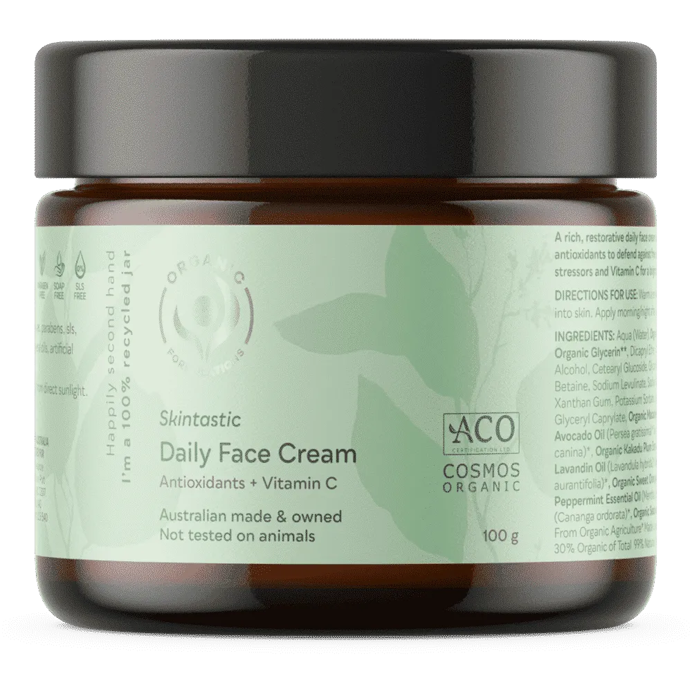 Organic Formulations Skintastic Daily Face Cream 100g