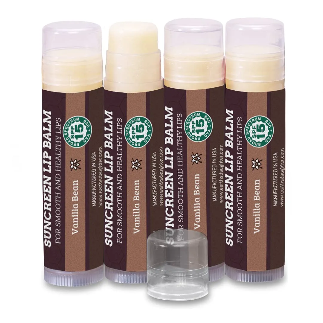 Organic Lip Balm - Best Lip Repair Chapstick for Dry Cracked Lips - Moisturizing Lip Care For Kids And Adults