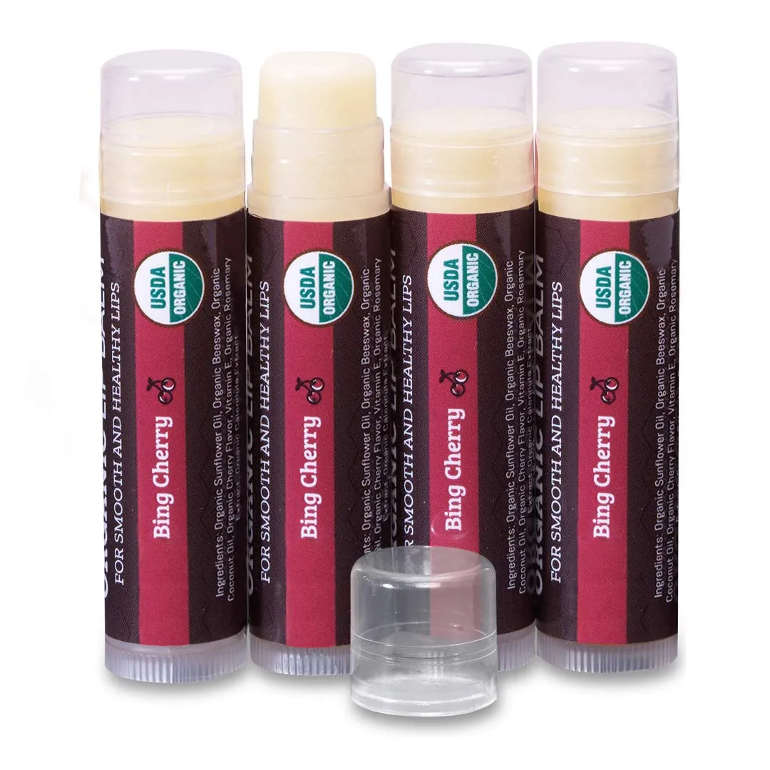 Organic Lip Balm - Best Lip Repair Chapstick for Dry Cracked Lips - Moisturizing Lip Care For Kids And Adults