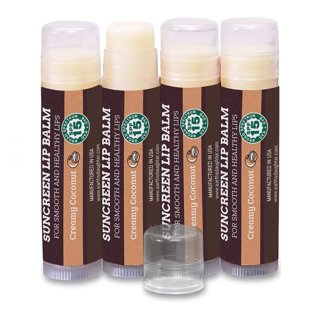 Organic Lip Balm - Best Lip Repair Chapstick for Dry Cracked Lips - Moisturizing Lip Care For Kids And Adults