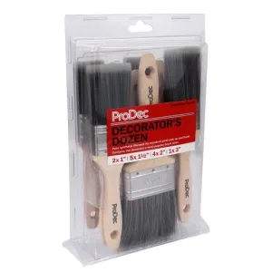 ProDec Decorator's Dozen Paint Brush Set - 12 piece