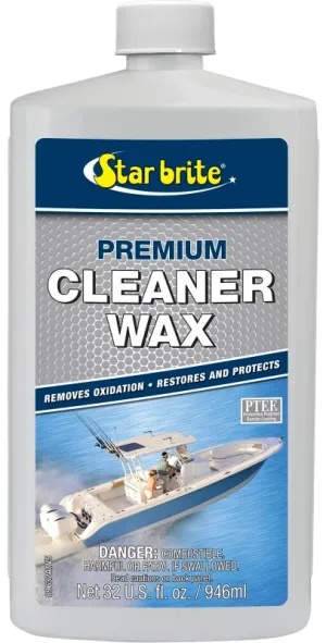 Star brite 896 Series 089632P Cleaner and Wax, Liquid, Characterstic, 32 oz Bottle :EA: QUANTITY: 1