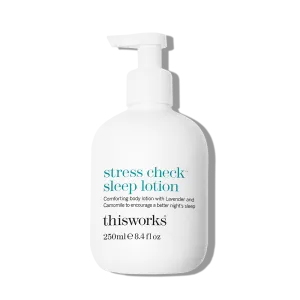 stress check sleep lotion